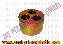 Post-tensioning anchor heads