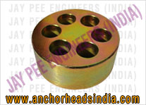 Post-tensioning anchor heads exporters in india