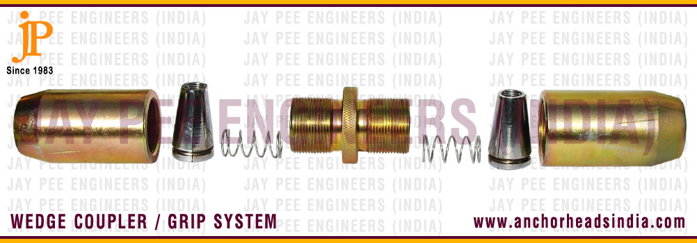 Post-tensioning anchor heads Anchor Plate Bearing Plate wedges and barrels post stressed grip systems